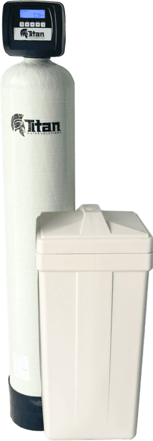 The Titan Water Solutions whole-home filtration tank and salt tank